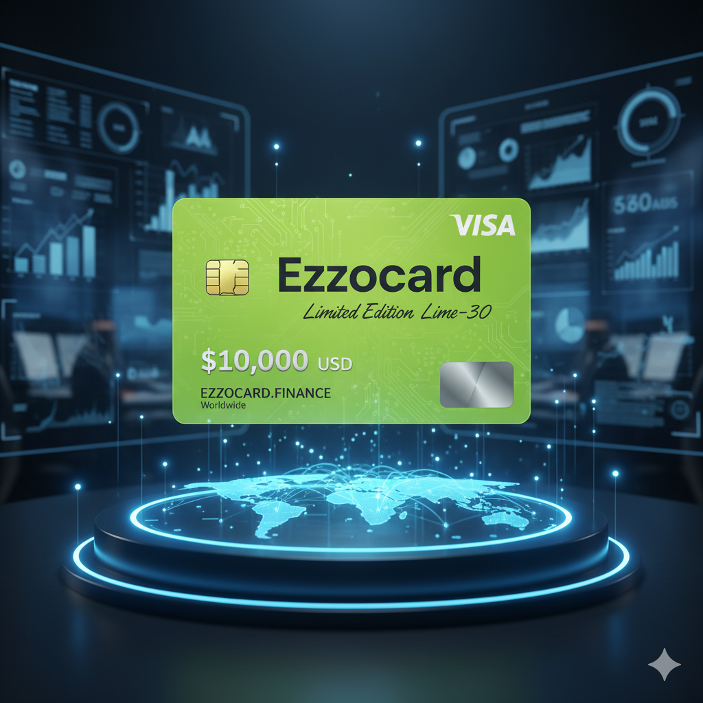 Ezzocard Visa Lime 30 Limited Edition Prepaid Ezzocard Visa Lime 30 Limited Edition Prepaid