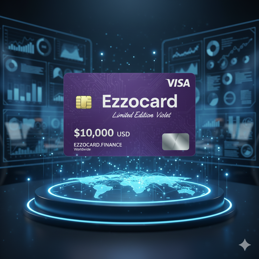 Ezzocard Visa Violet Limited Edition Prepaid Ezzocard Visa Violet Limited Edition Prepaid